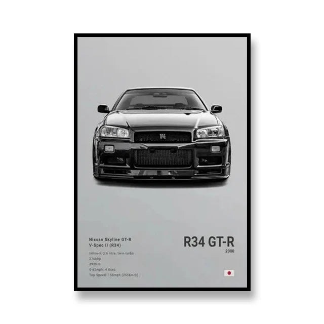 Nissan GT-R R34™ - CarPosters