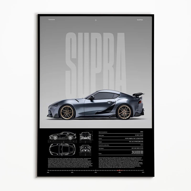 Toyota Supra MK V (Build Edition) - CarPosters