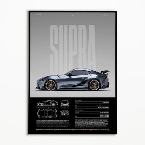 Toyota Supra MK V (Build Edition) - CarPosters