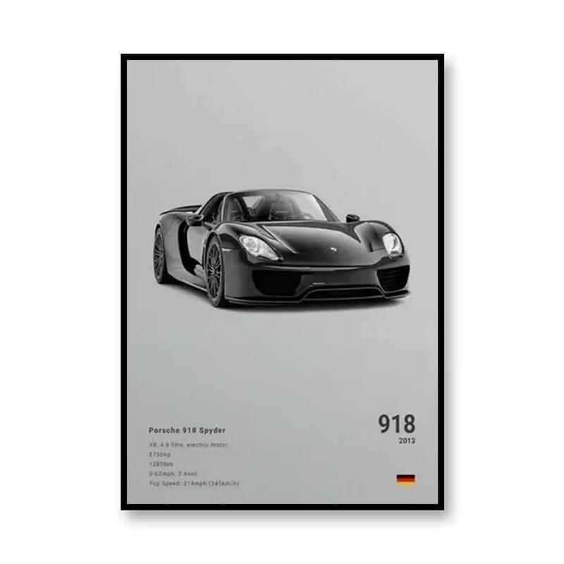 Famous Brand Cars SVJ GT3RS G80M3C Canvas Wall Art Print Poster 918 M5CS MSCSL Decorative Mural Home Decor Gift Unframed