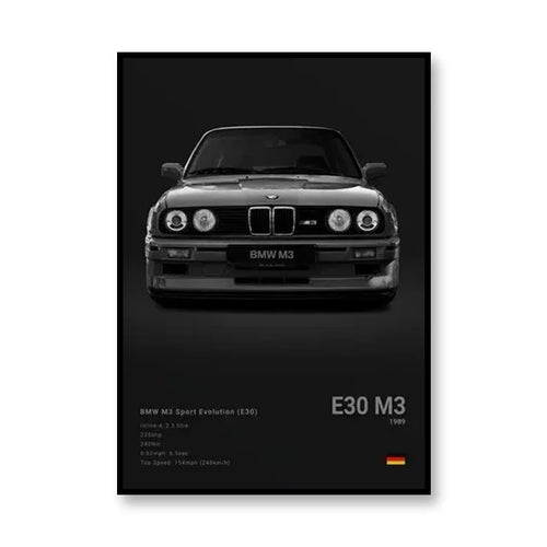 BMW E30 M3™ - CarPosters