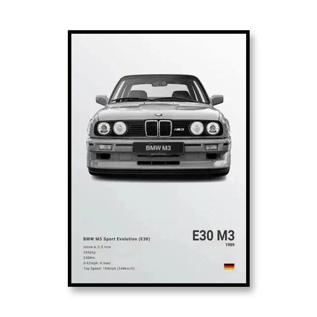 BMW E30 M3™ - CarPosters