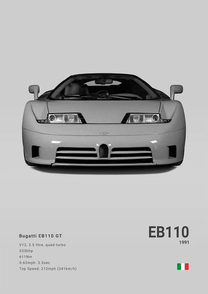 Bugatti EB110™ - CarPosters