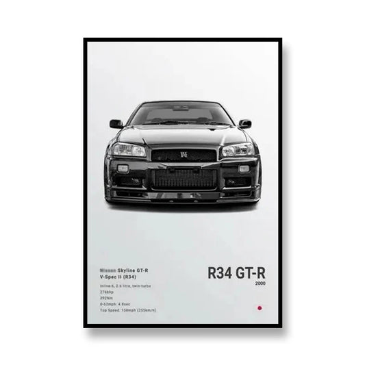 Nissan GT-R R34™ - CarPosters